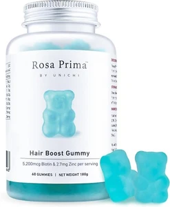 Rose Prima By Unichi Hair Boost Gummy - Picture 1 of 6
