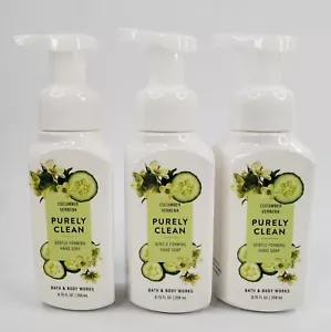 3 Cucumber Verbena Gentle Foaming Hand Soap Wash Purely Clean Bath Body Works - Picture 1 of 7