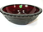 Avon 1876 Ruby Red Cape Cod Berry Bowl  Serving Bowl 8 1 2 X 3 Tall