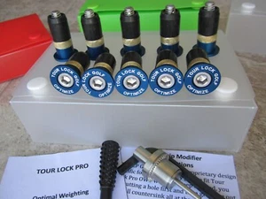 Equilibrio Tour Lock Pro de 10 contadores con peso(AZUL-16 gramos) para Juego de Plancha/Cuña con Herramientas - Imagen 1 de 12