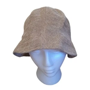 1970's Tan Velour Bucket Hat - Picture 1 of 4