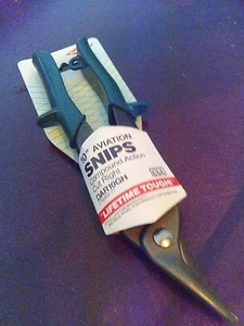 Diamond 10" Right Cut Aviation Snips D15350-77 Made In USA - Foto 1 di 2