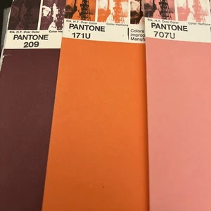 Large Lot 41 New Vintage Pantone By Letraset Uncoated Paper 20x26 Multicolor - Picture 1 of 15