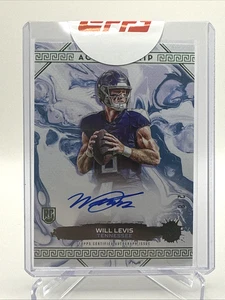 Will Levis 2024 Topps Acrylic Drip Autograph /8 Titans #AD-WL Redemption (AU) - Picture 1 of 2