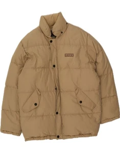 LEVI'S Mens Padded Jacket UK 38 Medium Beige Nylon AL05 - Picture 1 of 3