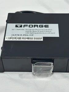 Forge R-PDU-11P Horizontal Rack Mount Power Distribution Unit 11 Outlets-PreOwnd - Picture 1 of 3
