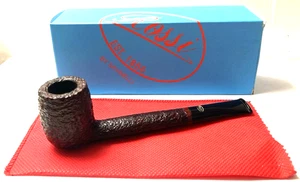 Pipa vintage ROSSI by Savinelli Italia "seduta" Briar con borsa e scatola mai usata! - Foto 1 di 19