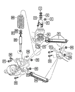 Genuine Mopar Control Arm Upper 52106799AA - Picture 1 of 1