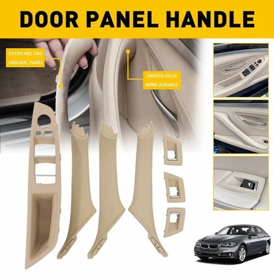 Inner Door Panel Pull Handle Trim Cover For 2010-2016 BMW 520i 528i 530i 535i - Image 1 of 4