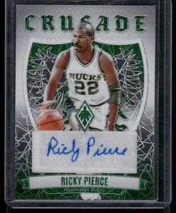 Ricky Pierce 2023-24 Panini Phoenix Crusade Silver Prizm Auto #D/99 Bucks - Imagen 1 de 2