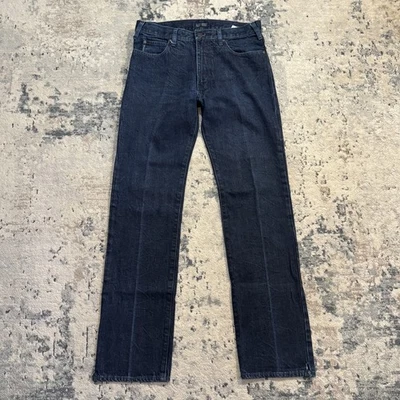 Pantalones de mezclilla Armani Jeans para hombre 34x34 ribete pierna recta lavado clásico oscuro AJ Foto 1 de 4