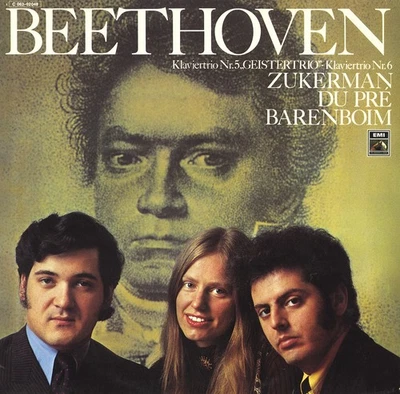 BEETHOVEN Piano Trios Op.701, 2 JACQUELINE DU PRE Cello BARENBOIM ZUKERMAN EX - Image 1 of 3