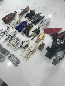 Vintage Star Wars 18 Figure LOT And 7 Commtech Readers Huge Lot - Picture 1 of 5