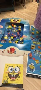 SpongeBob Olympics McDonalds Happy Meal Display Set Complete With Board Poster - Picture 1 of 8