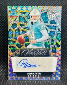 2025 Panini Mosaic - QUINN EWERS Rookie Scripts Auto - Miami Dolphins #RS-QES - Picture 1 of 2