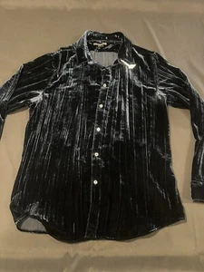 John Varvatos Collection – Crashed Velvet Shirt XL. $495 - Picture 1 of 7