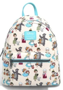 Mini Mochila Loungefly Disney Animal Love Chibi Art - Nueva, con Etiquetas - Imagen 1 de 4