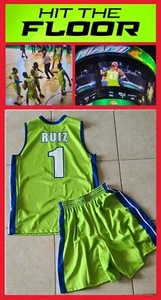 HIT THE FLOOR: MIAMI #1 Jersey (L) w/Shorts (L) screen/game worn uniform - Picture 1 of 5