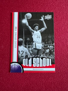 2010, Julius "Dr.J." Erving, Upper Deck "Old School" Trading Card (Vintage) Nets - Picture 1 of 2