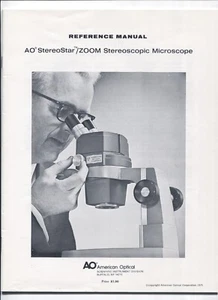 American Optical AO StereoStar/Zoom Stereoscopic Microscope Reference Manual '75 - Picture 1 of 7