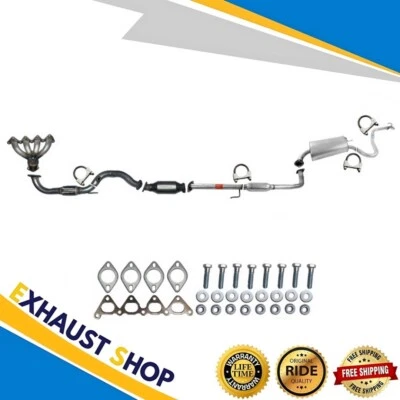 Sistema de escape completo apto para Hyundai Elantra 2007-2012 2,0 L ULEV y emisiones federales Foto 1 de 4