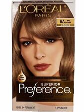 L'oreal Superior Preference 8a Ash Blonde Cooler 1 Each