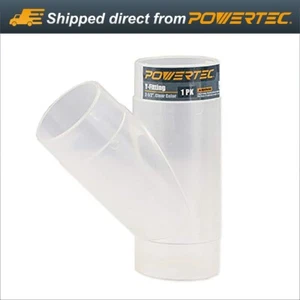 POWERTEC 2-1/2 inch Y-Fitting, Clear Color (70228) - Picture 1 of 6