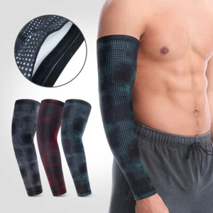 Calentador de brazos ciclismo mangas de brazo correr deportes al aire libre ciclismo codo protección UV - Imagen 1 de 11
