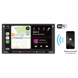 DUAL DCPA701W 2 Din 7" Media Player Wireless WiFi CarPlay Android Auto Bluetooth