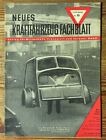 Neues Kraftfahrzeug Fachblatt 15/50 Butenuth Econom-Kleinwagen,Cappenberg Rennwa