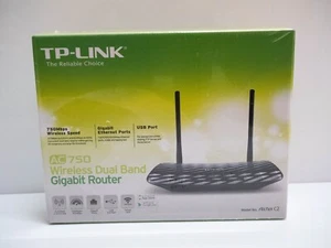 TP-LINK AC 750 Archer C2 Wireless Dual Band Gigabit Router NEU SEALED - Bild 1 von 3