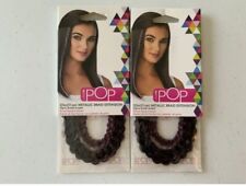 2 Hairdo POP 20" Inch Metallic Braid Extension Pink Hair Clip-in Braid Accent 