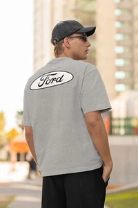 T-shirt logo ovale Ford Motor Company Crest maglietta appassionato di auto S-2XL - Foto 1 di 2