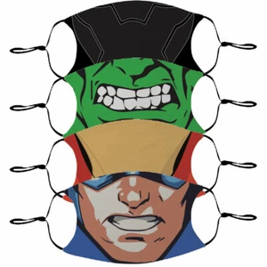 Kids Superhero Video Game Adjustable Super Hero Face Mask with Filter - Picture 1 of 51