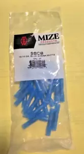 Mize SBCB 16-14 gauge Crimp Seal Blue Heat Shrink Butt Conn Made in USA (25) - Picture 1 of 3