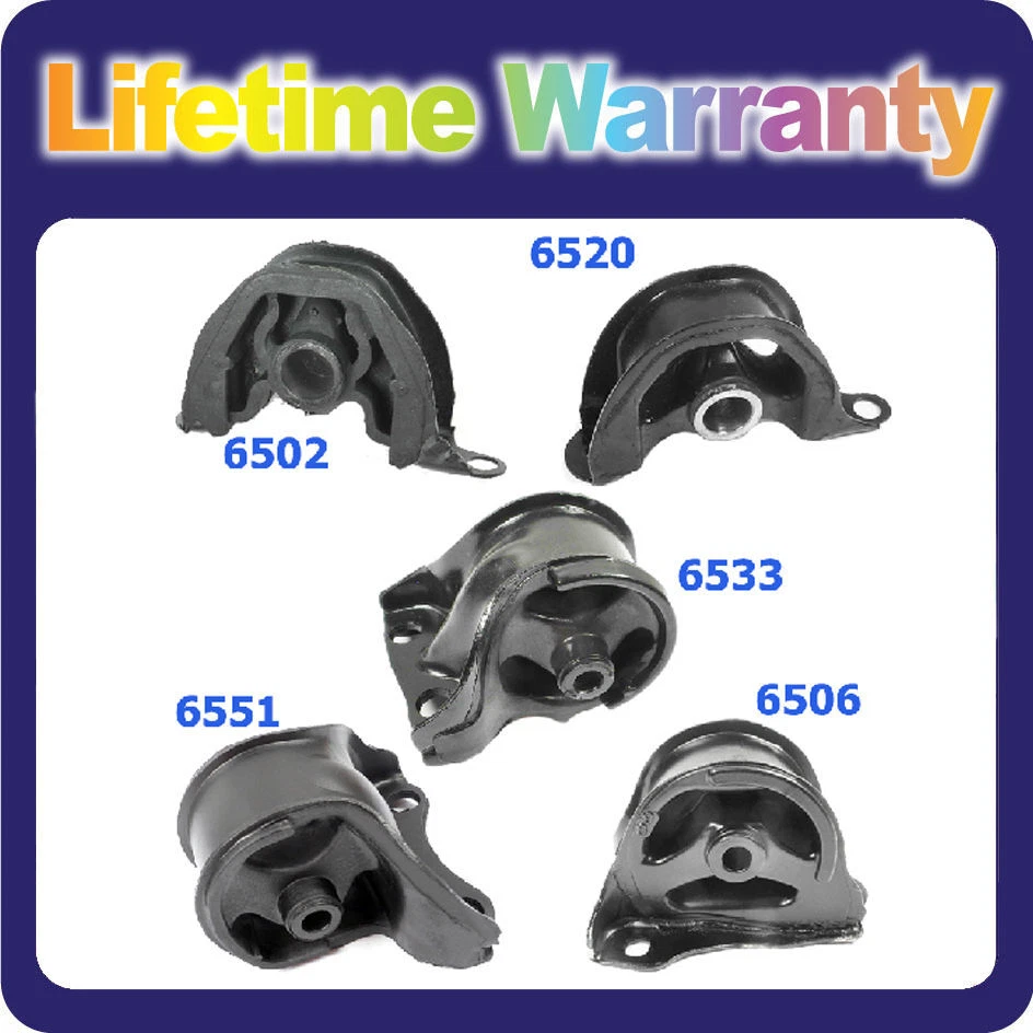 M255 Motor & Trans Mount For Honda Civic Del Sol Auto 6520 6502 6533 6551 6506 - Image 1 of 4