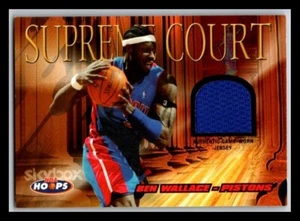 2004-05 Hoops Supreme Court Jerseys #BW Ben Wallace - Picture 1 of 2