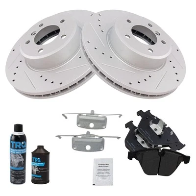 TRQ BKA15870 Brake Kit For BMW 528i xDrive 2009-2010 Front 34112283865 Foto 1 de 4