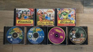 Kids Computer Games Lot: Jump Start, Backyard Baseball, Oregon Trail CD-ROM - Picture 1 of 2