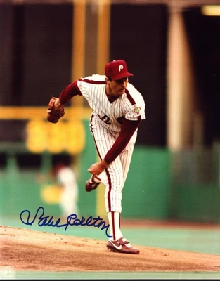 STEVE CARLTON AUTOGRAPH 8x10 COLOR PHOTO AUTO SIGNED CARDINALS PHILLIES HOF - Image 1 of 4
