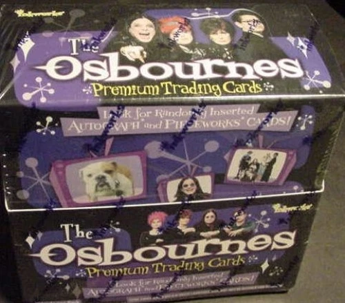 LOTE CAJA DE LA TARJETA COLECCIONABLE OZZY OSBOURNE Black Sabbath Sharon Kelly Jack TV Foto 1 de 1