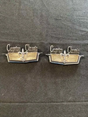 1973-1974 Caprice Classic Sail Panel / Quarter Panel Emblem Set  13 - Image 1 of 4