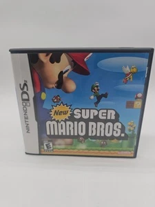 New Super Mario Bros. (Nintendo DS, 2006) Complete With manual Cib Tested - Picture 1 of 6