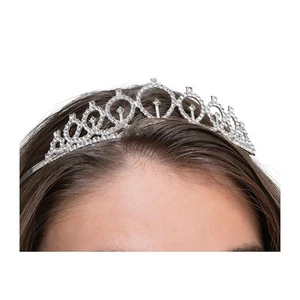 Wicked Costumes - Silver Diamante Tiara - Adult - Picture 1 of 3