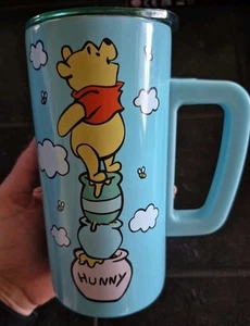 Silver Buffalo Disney Winnie the Pooh Hunny Stack Stainless Steel Mug 15oz NEW - Picture 1 of 9
