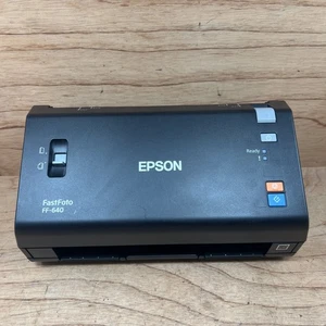 Epson FastFoto FF-640 High-Speed Photo Document Scanner TESTED No Top Tray No AC - Picture 1 of 5