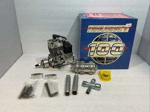 NIB WORLD ENGINES - MALONEY 100 17CC GAS R/C MODEL AIRPLANE ENGINE W/ MUFFLER - Picture 1 of 24