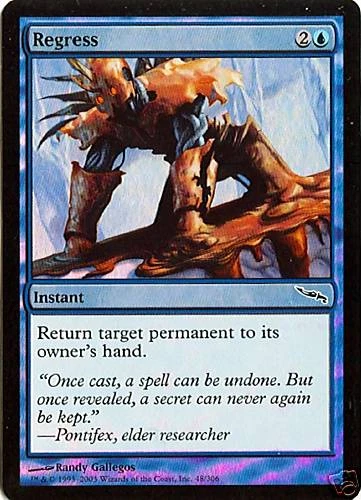 MTG - Mirrodin - Regress - 2X - Foil - NM - Image 1 of 1