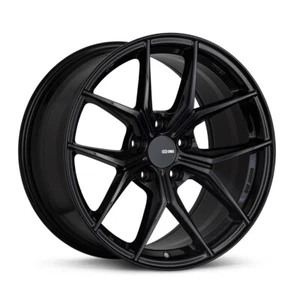 (1) 18x8.5 Enkei TSR-X 5x120 +38 Gloss Black Wheel - Picture 1 of 2