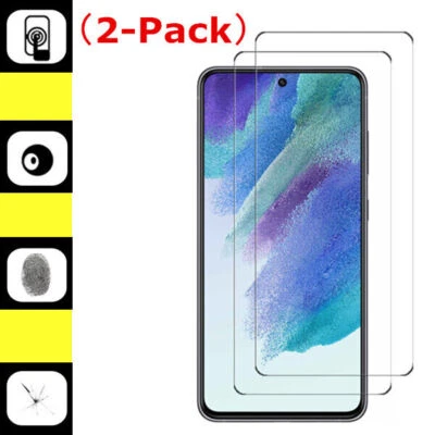 IRONSMITH 2Pack Tempered Glass Screen Protector for Samsung Galaxy S21 FE 5G